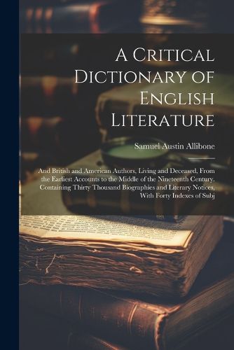 A Critical Dictionary of English Literature