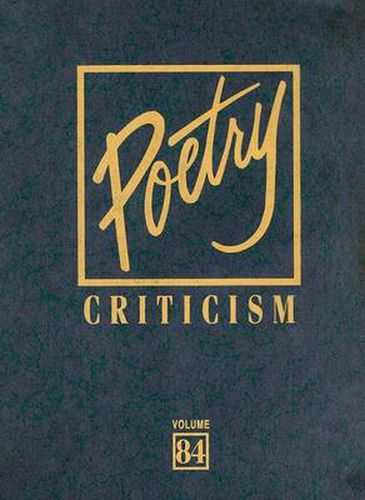 Cover image for Poetry Criticism