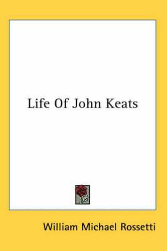 Cover image for Life of John Keats