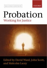 Cover image for Probation: Working for Justice