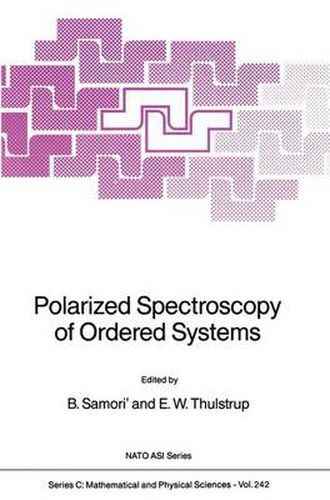 Cover image for Polarized Spectroscopy of Ordered Systems