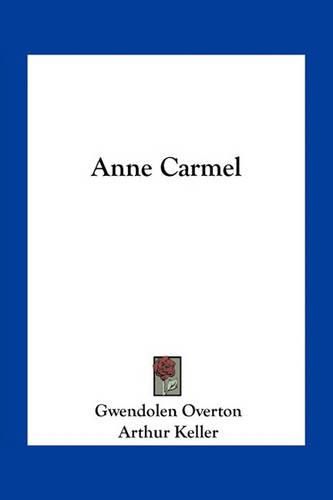 Cover image for Anne Carmel