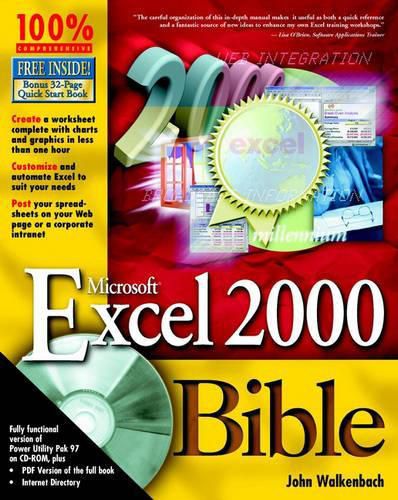 Cover image for EXCEL 2000 Bible