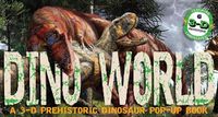 Cover image for Dino World: A 3-D Prehistoric Dinosaur Pop-Up