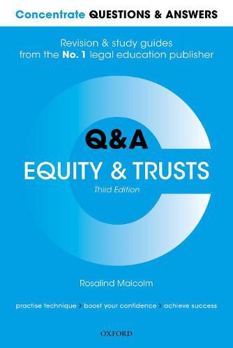 Cover image for Concentrate Questions and Answers Equity and Trusts: Law Q&A Revision and Study Guide