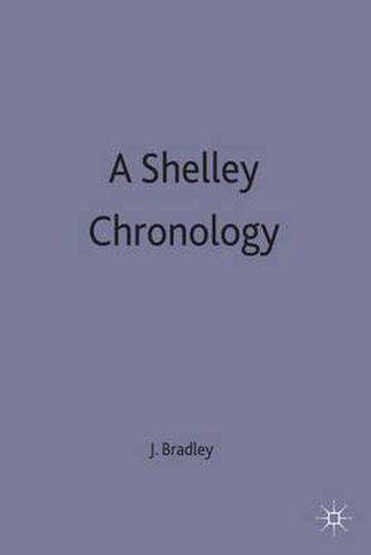 Cover image for A Shelley Chronology