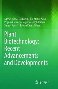 Cover image for Plant Biotechnology: Recent Advancements and Developments