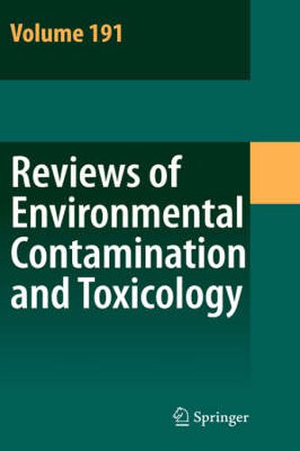 Cover image for Reviews of Environmental Contamination and Toxicology 170