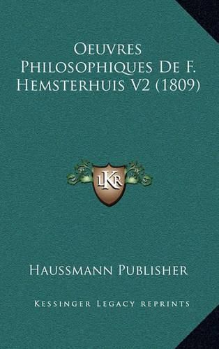 Oeuvres Philosophiques de F. Hemsterhuis V2 (1809)