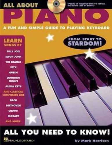 Cover image for All About Piano: A Fun & Simple Guide to Playing the Piano Keyboard