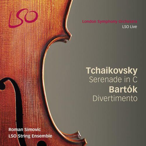 Cover image for Tchaikovsky: Serenade In C Major For Strings & Bartok: Divertimento For Strings