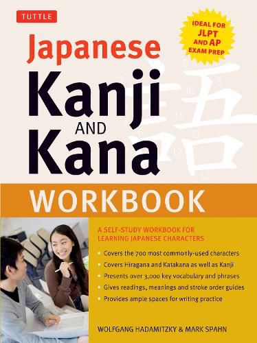 Cover image for Japanese Kanji and Kana Workbook: A Self-Study Workbook for Learning Japanese Characters (Ideal for JLPT and AP Exam Prep)