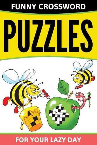 Cover image for Funny Crossword Puzzles For Your Lazy Day