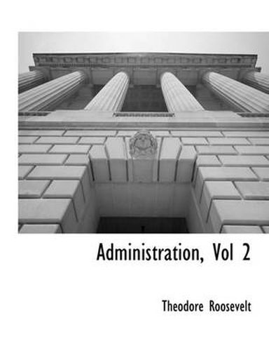 Cover image for Administration, Vol 2