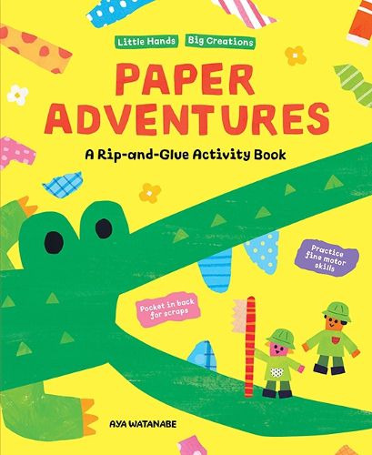 Cover image for Paper Adventures: A Rip and Glue Activity Book