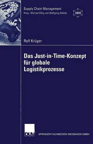 Cover image for Das Just-in-Time-Konzept fur globale Logistikprozesse