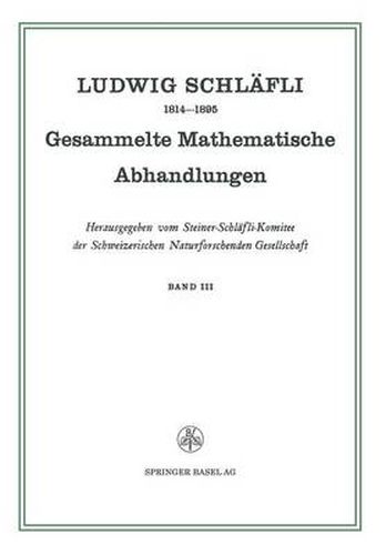 Cover image for Gesammelte Mathematische Abhandlungen