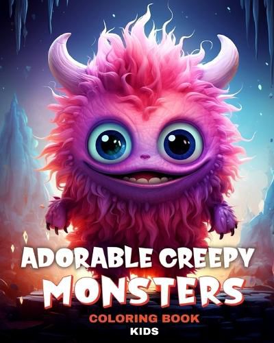 Cover image for Adorable Creepy Monsters Coloring Book for Kids