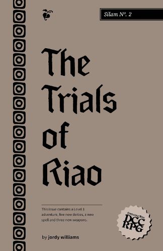 Silam No. 2: The Trials of Riao