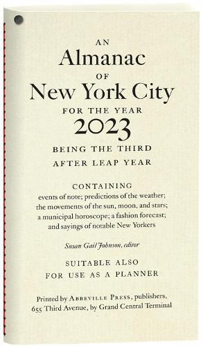 An Almanac of New York City for the Year 2023