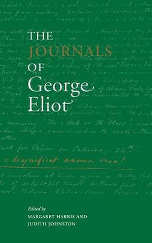 Cover image for The Journals of George Eliot