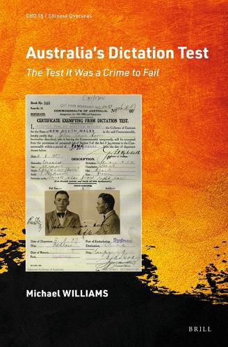 Cover image for Australia's Dictation Test: The Test It Was a Crime to Fail