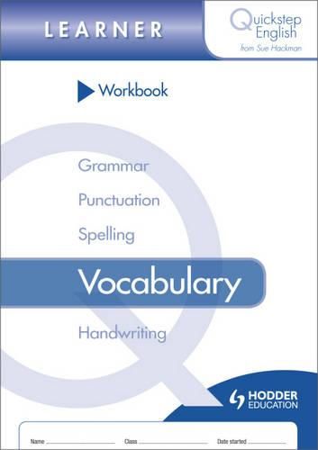 Cover image for Quickstep English Workbook Vocabulary Learner Stage