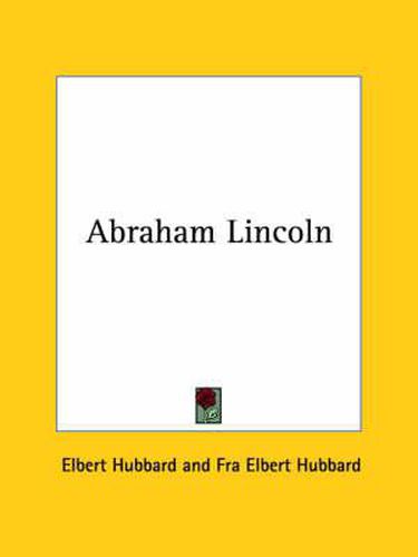 Cover image for Abraham Lincoln
