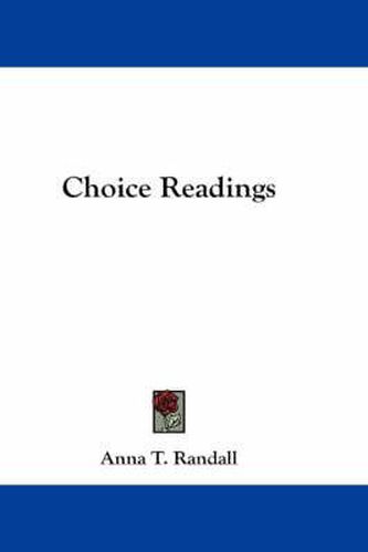 Cover image for Choice Readings