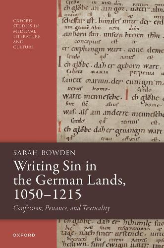 Cover image for Writing Sin in the German Lands, 1050-1215