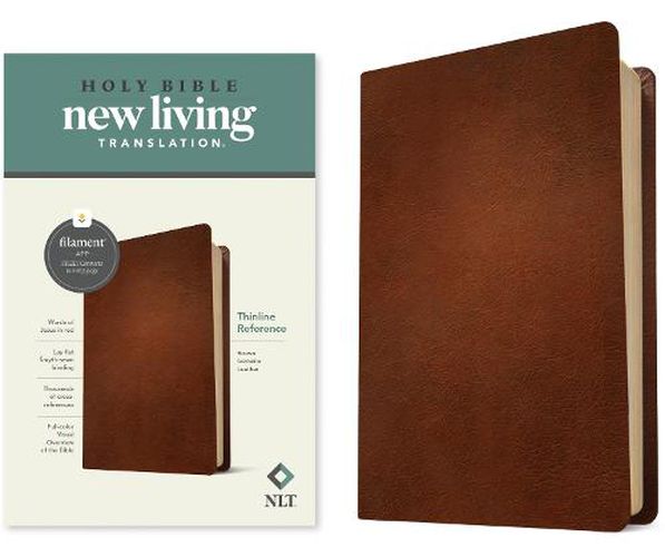 Cover image for NLT Thinline Reference Bible, Filament Edition, Brown
