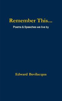 Cover image for Remember This...