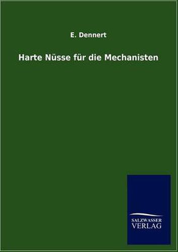 Cover image for Harte N Sse Fur Die Mechanisten
