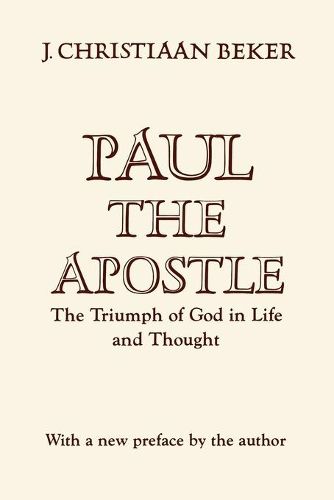 Cover image for Paul the Apostle: The Triumph of God in Life and Thought