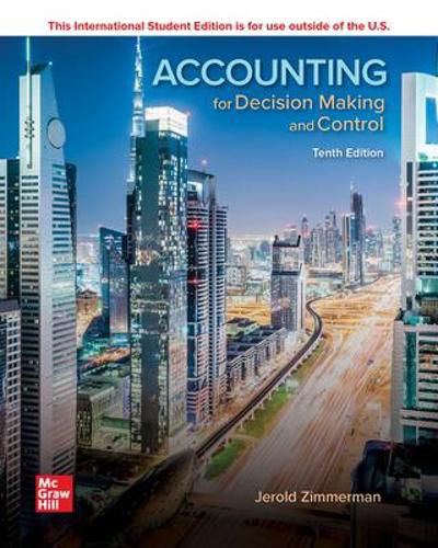 Cover image for ISE Accounting for Decision Making and Control