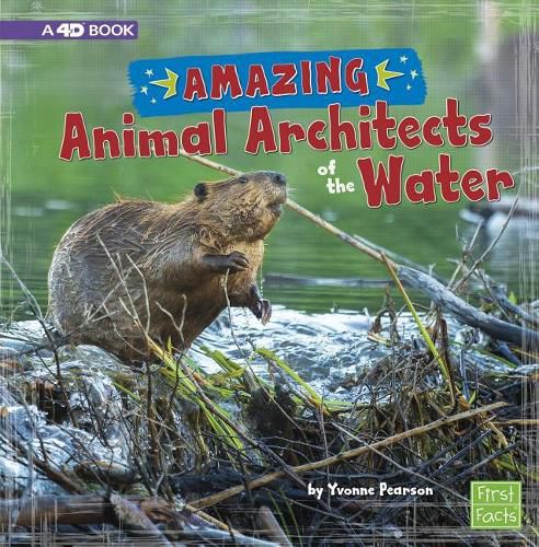 Cover image for Amazing Animal Architects of the Water: A 4D Book