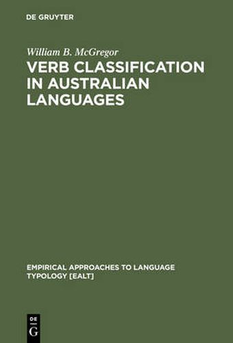 Cover image for Verb Classification in Australian Languages