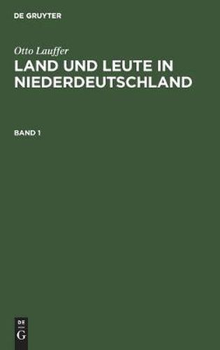 Cover image for Land und Leute in Niederdeutschland