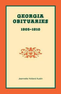 Cover image for Georgia Obituaries, 1905-1910