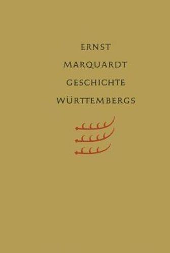 Cover image for Geschichte Wurttembergs