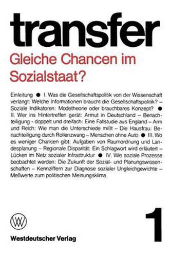 Cover image for Gleiche Chancen Im Sozialstaat?