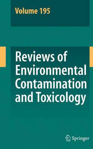 Cover image for Reviews of Environmental Contamination and Toxicology 195