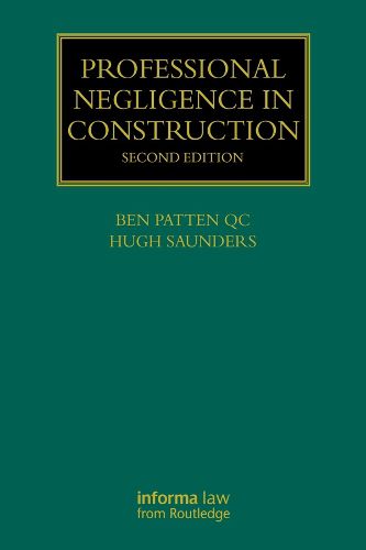 Cover image for Professional Negligence in Construction