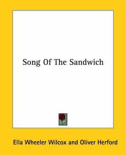 Cover image for Song of the Sandwich