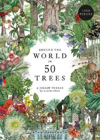 Cover image for Around the World In 50 Trees Jigsaw Puzzle (1000 puzzle)