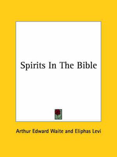 Cover image for Spirits in the Bible