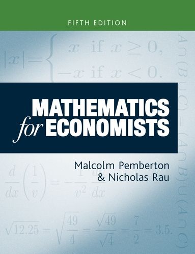 Cover image for Mathematics for Economists