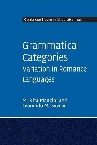 Cover image for Grammatical Categories: Variation in Romance Languages