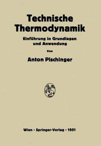 Cover image for Technische Thermodynamik: Einfuhrung in Grundlagen und Anwendung