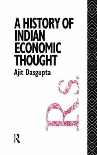 Cover image for A History of Indian Economic Thought